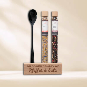 Gewürzset Wir gehören zusammen wie Pfeffer & Salz